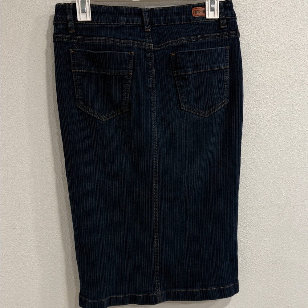 Classic Denim Midi Skirt - Picture 3 of 3